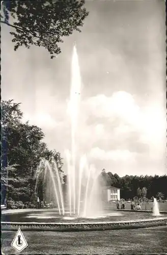 Bad Lippspringe Leuchtfontaene Kaiser-Karl-Park / Bad Lippspringe /Paderborn LKR