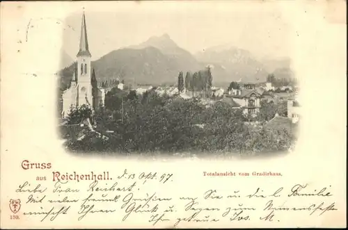 Bad Reichenhall vom Gradirhaus / Bad Reichenhall /Berchtesgadener Land LKR