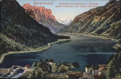 Bad Reichenhall Saalachsee Stauwehr Kiebling / Bad Reichenhall /Berchtesgadener Land LKR