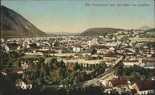 Bad Reichenhall vom Schroffen / Bad Reichenhall /Berchtesgadener Land LKR