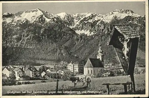 Bad Reichenhall Grossgmain Lattengebirge Predigtstuhl / Bad Reichenhall /Berchtesgadener Land LKR