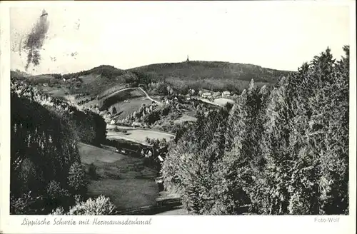 Hermannsdenkmal Hermannsdenkmal Lippische Schweiz / Detmold /Lippe LKR