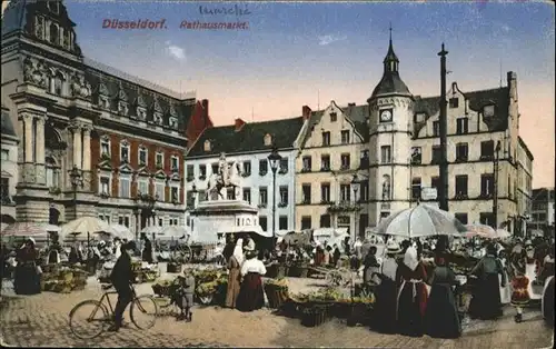 Duesseldorf Rathausmarkt / Duesseldorf /Duesseldorf Stadtkreis