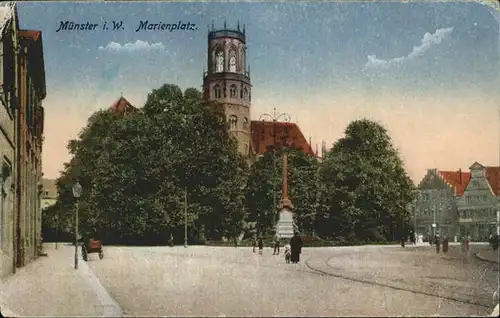 Muenster Westfalen Marienplatz / Muenster /Muenster Stadtkreis