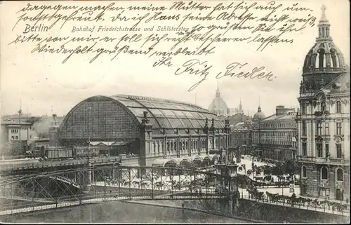 Berlin Bahnhof Friedrichstrasse Schluetersteg / Berlin /Berlin Stadtkreis