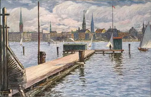 Hamburg Binnenalster / Hamburg /Hamburg Stadtkreis