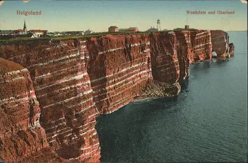 Helgoland Westkueste Oberland / Helgoland /Pinneberg LKR