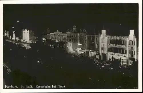 Hamburg Reeperbahn Nacht / Hamburg /Hamburg Stadtkreis