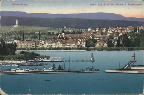 Konstanz Hafen Bismarckturm / Konstanz /Konstanz LKR