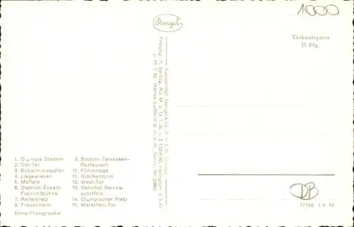 Berlin Reichssportfeld / Berlin /Berlin Stadtkreis