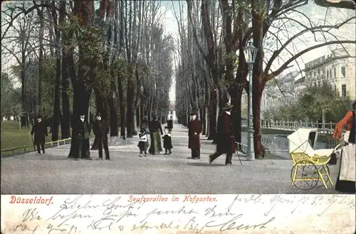 Duesseldorf Seufzerallee Hofgarten / Duesseldorf /Duesseldorf Stadtkreis