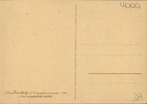 Duesseldorf Corneliusplatz / Duesseldorf /Duesseldorf Stadtkreis
