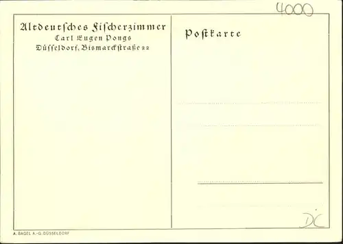 Duesseldorf Altdeutsches Fischerzimmer / Duesseldorf /Duesseldorf Stadtkreis