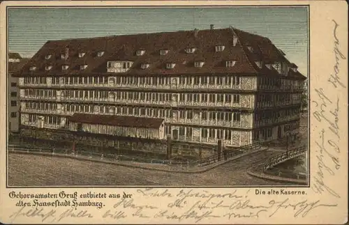 Hamburg alte Kaserne / Hamburg /Hamburg Stadtkreis