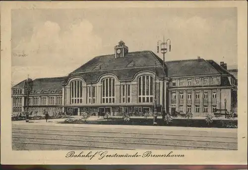 Bremerhaven Bahnhof Geestemuende / Bremerhaven /Bremen Stadtkreis