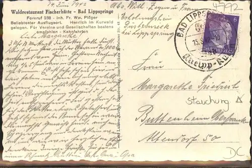 Bad Lippspringe Fischerhuette / Bad Lippspringe /Paderborn LKR
