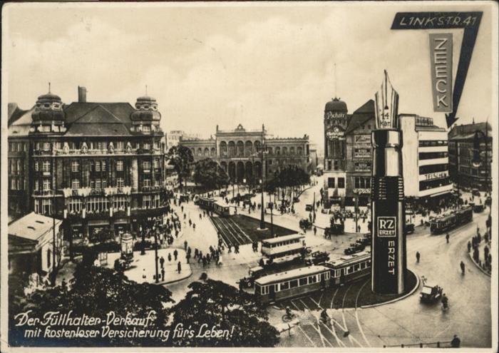 Berlin Potsdamer Platz Verkehrsturm Strassenbahn / Berlin /Berlin