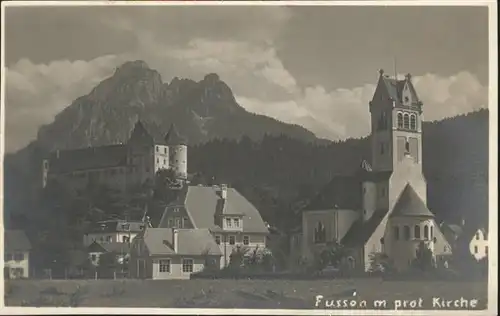 Fuessen Kirche / Fuessen /Ostallgaeu LKR