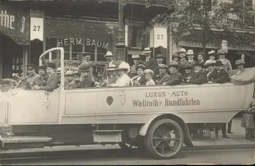 Berlin Wallroth's Rundfahrten / Berlin /Berlin Stadtkreis