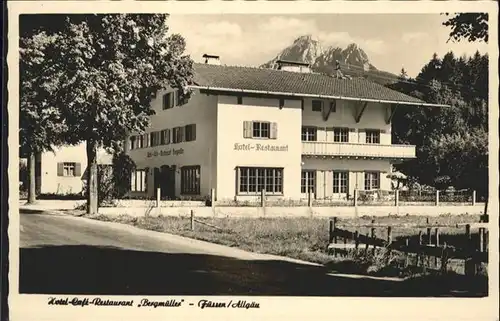 Fuessen Hotel Bergmueller / Fuessen /Ostallgaeu LKR