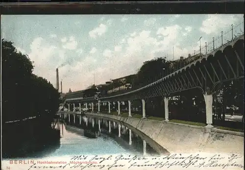 Berlin Hochbahnstation Moeckernbruecke / Berlin /Berlin Stadtkreis