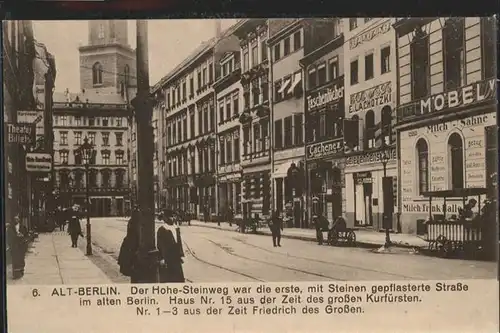 Berlin Alt-Berlin Hohe Steinweg / Berlin /Berlin Stadtkreis