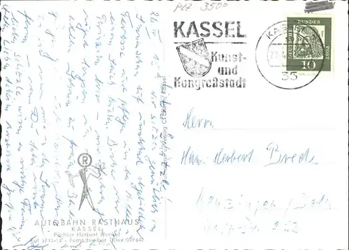 Kassel Autobahn Restaurant Paechter Herbert Henkel  / Kassel /Kassel LKR