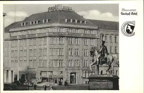 Hannover Central Hotel Landesvater Denkmal Pferd / Hannover /Region Hannover LKR