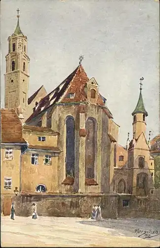 Augsburg St. Annakirche Goldschmiedskapelle Feldpost / Augsburg /Augsburg LKR