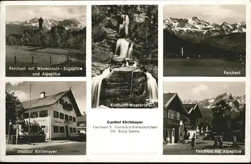 Garmisch-Partenkirchen Kuhflucht Wasserfall Alpspitze Farchant Zugspitze / Garmisch-Partenkirchen /Garmisch-Partenkirchen LKR