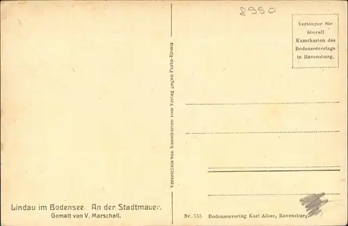 Marschall Vinzenz Stadtmauer V. Marschall Kuenstler / Kuenstlerkarte /