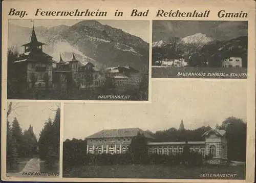 Bad Reichenhall Feuerwehrheim Gmain Bauernhaus Park / Bad Reichenhall /Berchtesgadener Land LKR