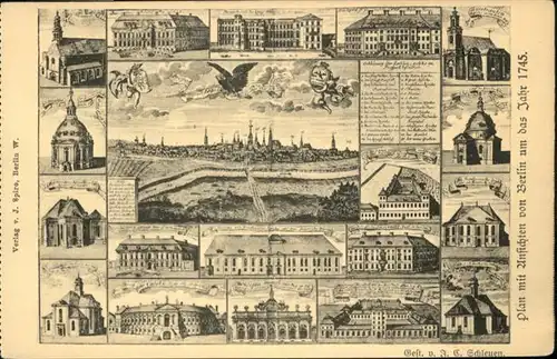 Berlin Jahr 1745  / Berlin /Berlin Stadtkreis