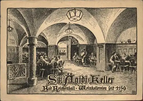 Bad Reichenhall St. aegidi Keller Weinkellerei seit 1159 / Bad Reichenhall /Berchtesgadener Land LKR