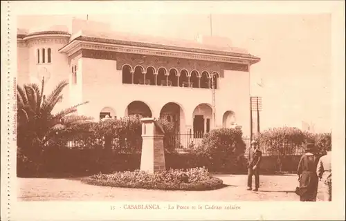 Casablanca Poste Cadran solaire / Casablanca /