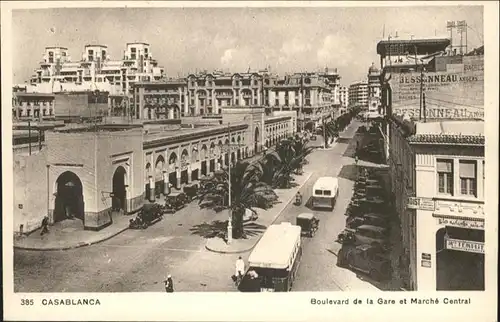 Casablanca Boulevard Gare Marche Central  / Casablanca /