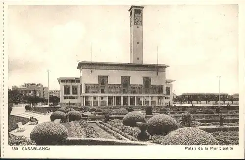 Casablanca Palais Municipalite / Casablanca /