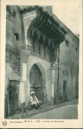 Fez Fes Porte Mosquee / Fez /