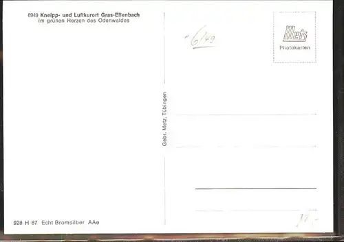 Grasellenbach Odenwald / Grasellenbach /Bergstrasse LKR