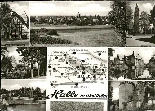 Halle Westfalen uebersichtskarte
Dom
Badeanstalt / Halle (Westf.) /Guetersloh LKR