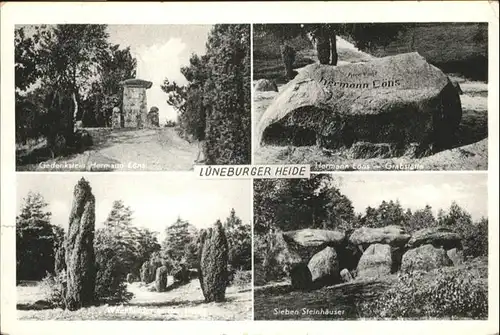 Lueneburg Hermann Loens Denkmal
Hermann Loens Grab
sieben Steinhaeuser / Lueneburg /Lueneburg LKR