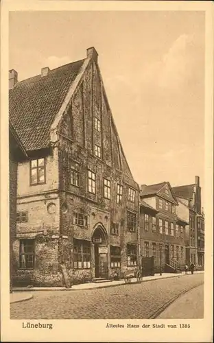 Lueneburg aeltestes Haus der Stadt von 1385 / Lueneburg /Lueneburg LKR