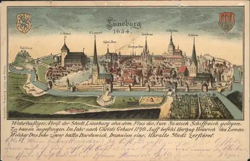 Lueneburg Abriss der Stadt Lueneburg / Lueneburg /Lueneburg LKR