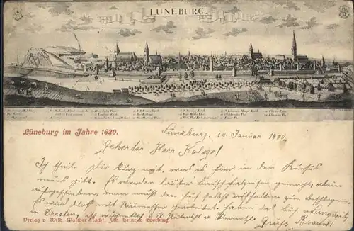 Lueneburg Stadtansicht 1620 / Lueneburg /Lueneburg LKR