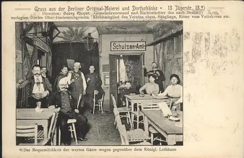 Berlin Original-Meierei 
Dorfschaenke / Berlin /Berlin Stadtkreis