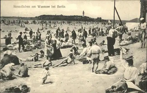 Berlin Wannsee Strandleben / Berlin /Berlin Stadtkreis