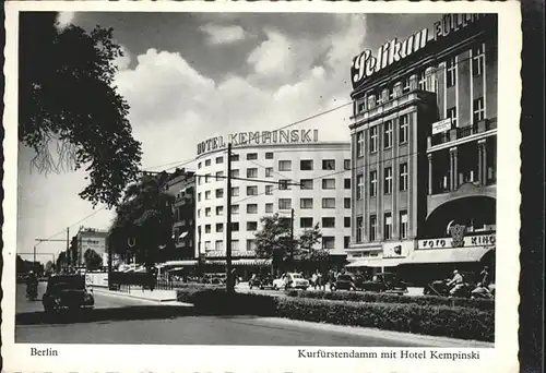 Berlin Kurfuerstendamm Hotel Kempinski / Berlin /Berlin Stadtkreis