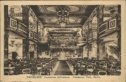 Berlin Potsdamer Platz Vaterland Deutsches Kaffeehaus / Berlin /Berlin Stadtkreis