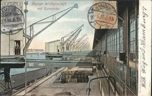 Hamburg Kaiser Wilhelmhoeft Kuhwaerder  / Hamburg /Hamburg Stadtkreis
