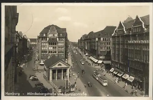 Hamburg Moeckebergstrasse Spitalerstrasse Strassenbahn  / Hamburg /Hamburg Stadtkreis